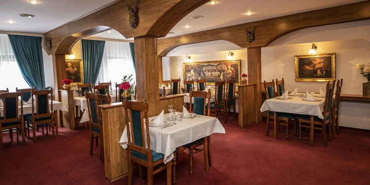 Golemův restaurant vás překvapí skvělou kuchyní.