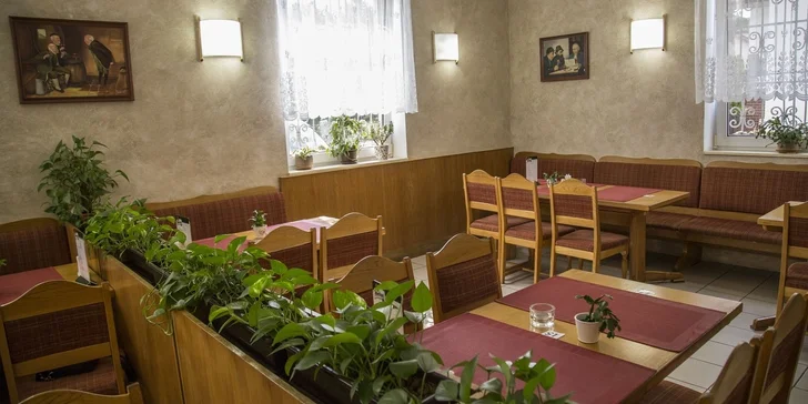 V restauraci se nasnídáte formou bufetu.