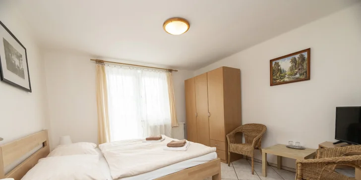 Ubytujete sa v jednej z komfortne zariadených izieb.