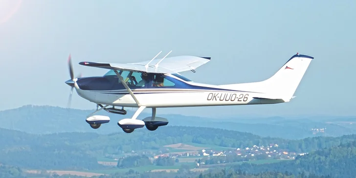 NP Šumava z ptačí perspektivy: pilotem na zkoušku letadla Sky Lane