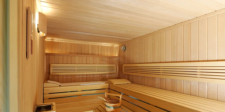 Wellness je za príplatok, je tu para a sauna.