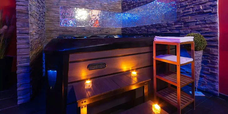 Pozvěte ji na rande do privátního wellness centra s vířivkou a infrasaunou.