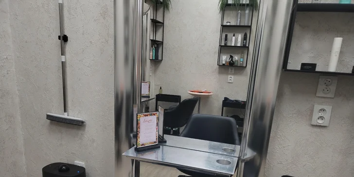V rámci střihu se dočkáte i tzv. shotu – 5minutové péče na míru dle typu vlasů.