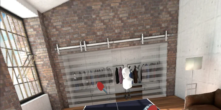 Zahrát si můžete třeba Eleven Table tennis VR...