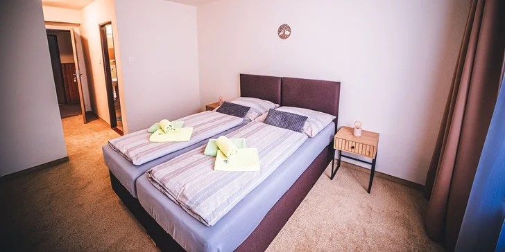 Můžete si vybrat z několika typů pokojů a apartmánů.