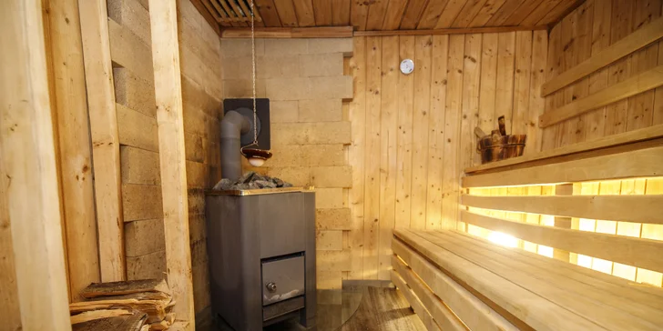 Finská sauna bude v rámci vybraných variant vaše na 2 hodinky.