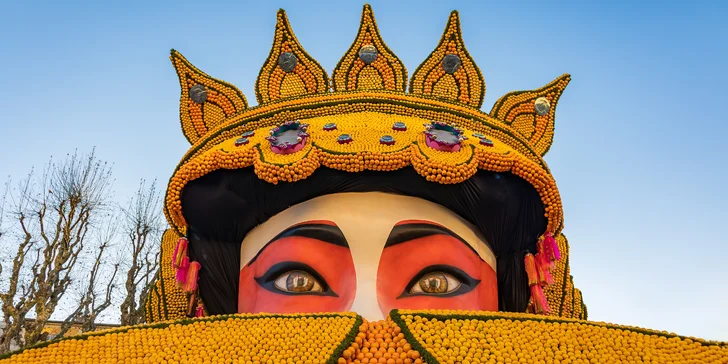 Posilnení raňajkami prídete do Mentonu, kde sa koná známy a jedinečný festival citrusov.
