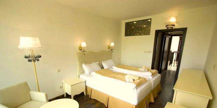 Za příplatek vám ustelou v apartmánu Deluxe. 