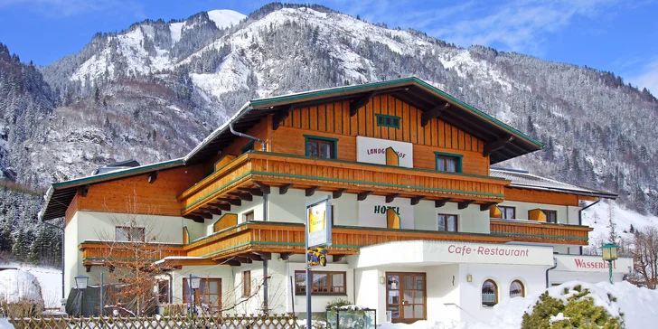 Horský hotel v blízkosti lyžařského střediska Zell am See-Kaprun: polopenze a sauna