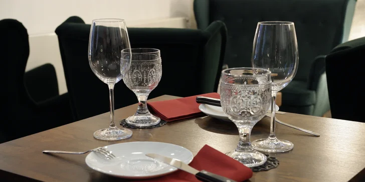 Po skončení degustace si doobjednejte víno nebo využijte speciální valentýnské menu restaurace.