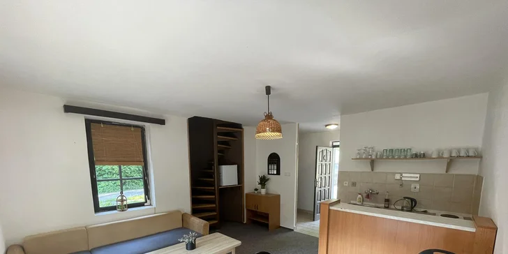 V Českém ráji se ubytujete v příjemném apartmánu. 
