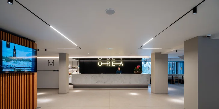 Recepce a přilehlý lobby bar jsou krásně zrekonstruované. 
