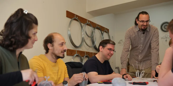 Drotárske workshopy v malých skupinách
