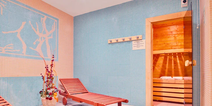 Sauna vás příjemně prohřeje. 