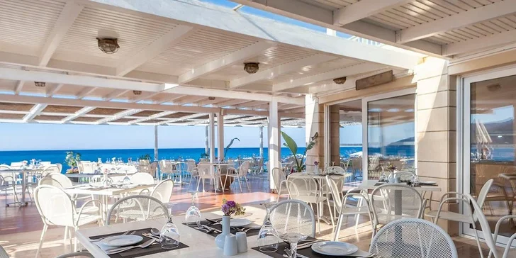 S Premium all inclusive můžete využít stravování ve všech hotelech sítě Giannoulis hotels (po předchozí rezervaci). 