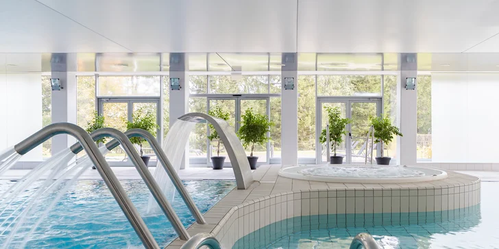 Hotelové wellness centrum predstavuje ideálne miesto na regeneráciu po aktívnom dni v horách.