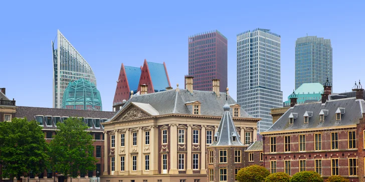 S průvodcem si projdete také město Haag. 