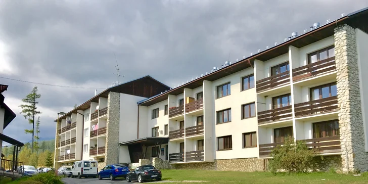Apartmán je hned pod Gerlachovským štítem.