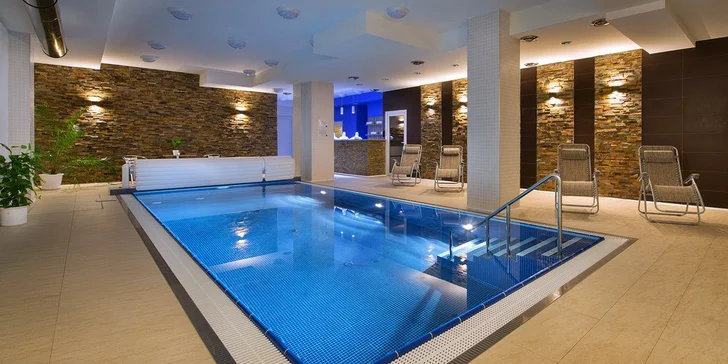 V areálu hotelu Kraskov je nádherné wellness centrum. Do něj máte vstup za příplatek. 