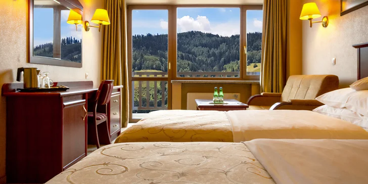 Všechny pokoje mají balkon. 