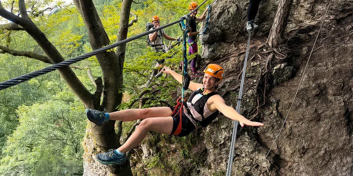 Via ferrata Dve veže Liptovské Revúce: skupinový ferratový kurz so sprievodcom