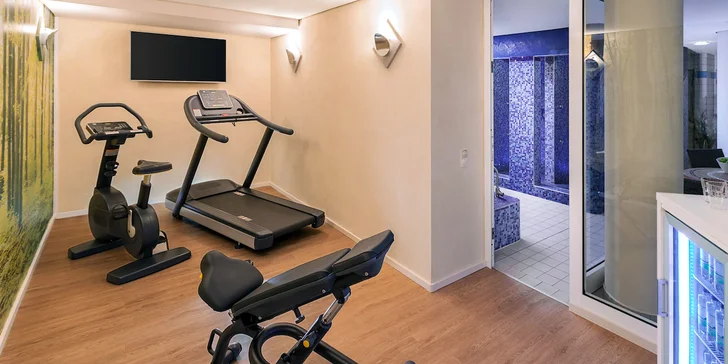 V balíčku máte tiež neobmedzený vstup do fitness.