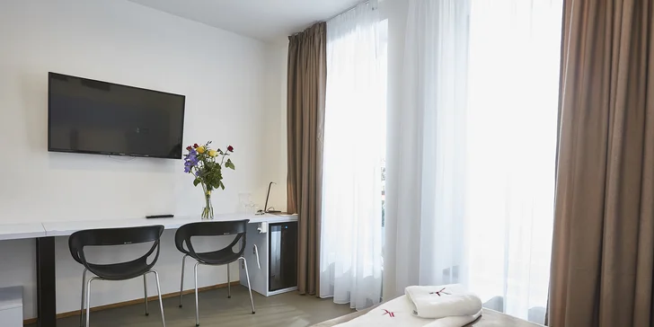 Plochá televize a rychlá a bezplatná Wi-Fi ke komfortu neodmyslitelně patří. 
