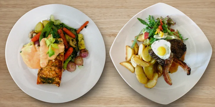 Valentýnské 3chodové menu pro dva v restauraci Terasa
