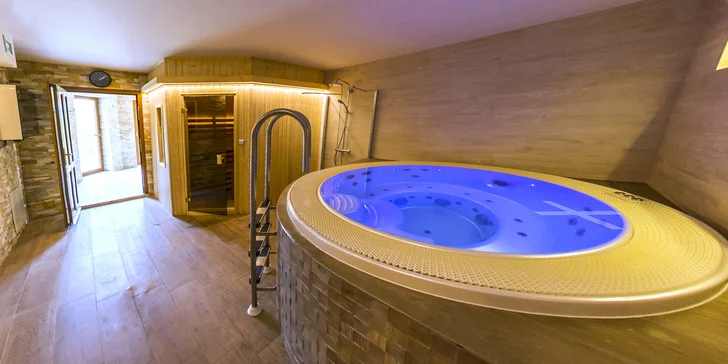 Těšte se na komfortní zázemí i boží relax.