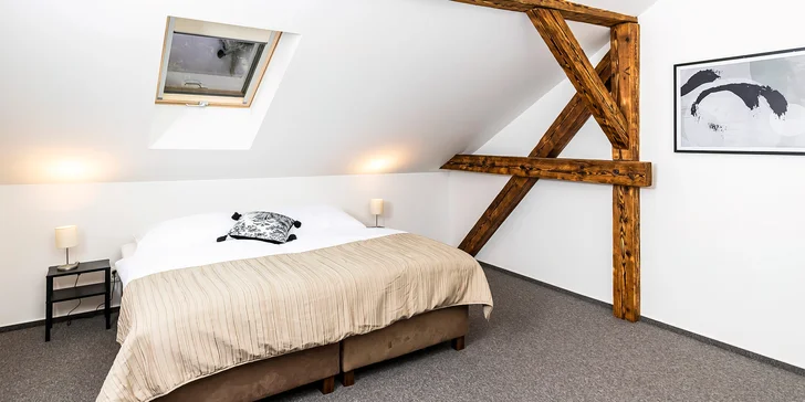 Či už prídete vo dvojici, alebo rovno so štvorčlennou rodinou, na mieste môžete stráviť až 14 nocí. (na fotke Apartmán č. 11)