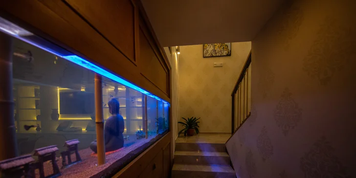 China Liangtse Wellness má přes 300 m2 a mnoho masážních pokojů.