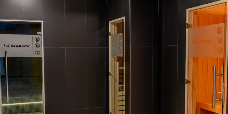 Súčasťou wellness je saunový svet.