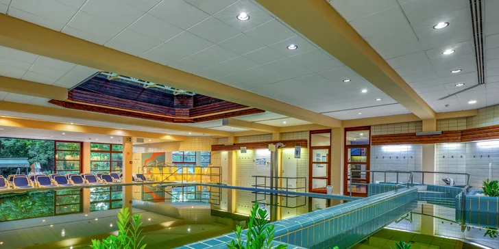 Hotelové wellness centrum sa rozprestiera na ploche 350 m².