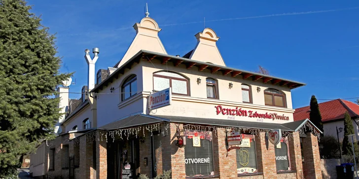 Přímo kolem penzionu vede červená turistická trasa, po které dojdete na horu Zobor.