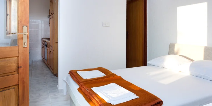 Zabydlíte se ve vybaveném apartmánu pro 3 nebo 4 osoby.