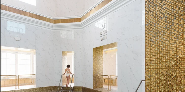 Určite si nenechajte ujsť ani pravý kráľovský Zlatý kúpeľ Royal Bath s vlastným liečivým prameňom.