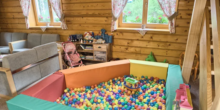 Pro děti je připraven i dětský koutek. 