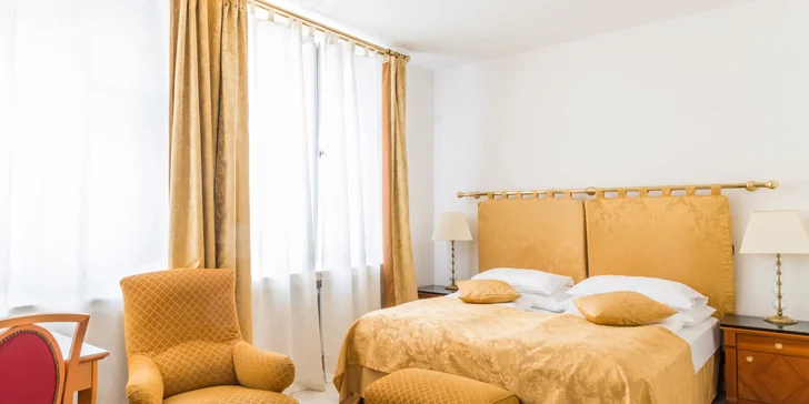 Nechybí tu ani minibar, gauč, psací stůl, trezor a varná konvice. 