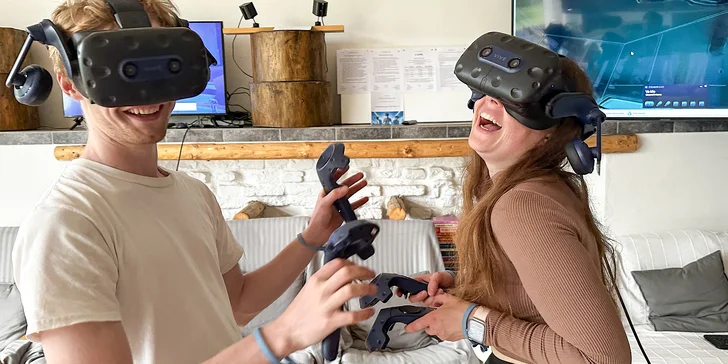 Ve VR herně na Opajdě strávíte 1 až 2 hodiny.