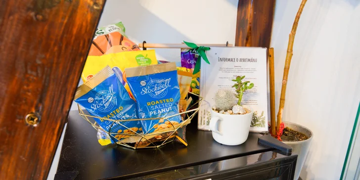 Najdete tu i vybavený minibar (dostupný za poplatek).