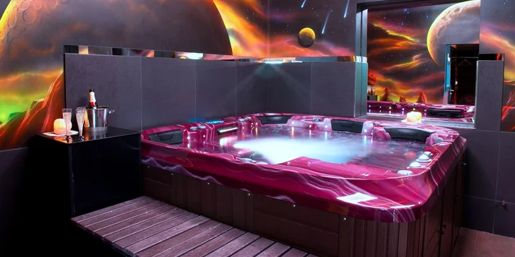 Moderní prostředí Wellness Ďáblice láká k odpočinku.