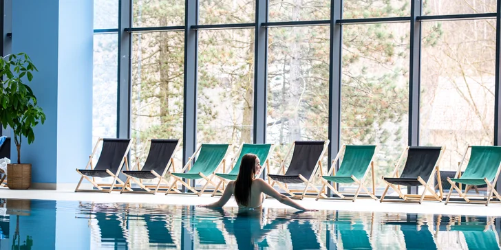 Počas celého pobytu máte neobmedzený vstup do hotelového wellness.