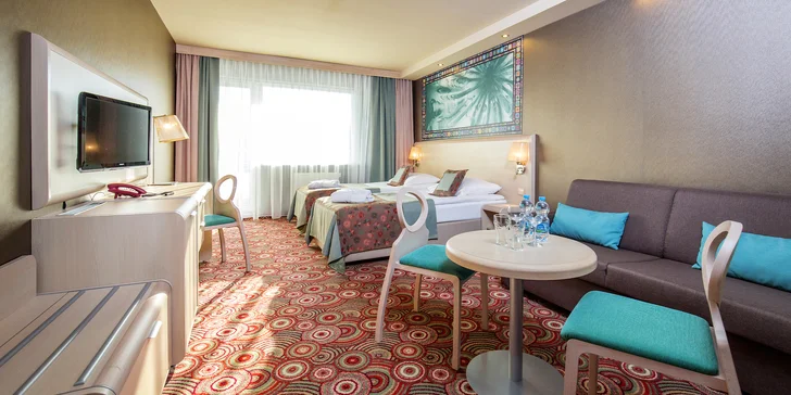 Hotel je ideální pro rodinnou dovolenou.  