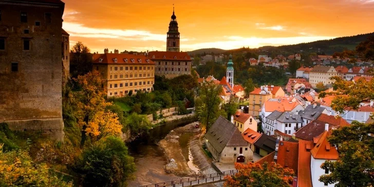 Babí léto i podzim v Českém Krumlově: 3 dny v apartmánu, snídaně i štrúdl
