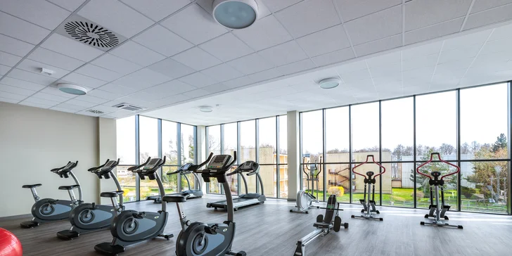 Fitness centrum môžete navštíviť každý deň.