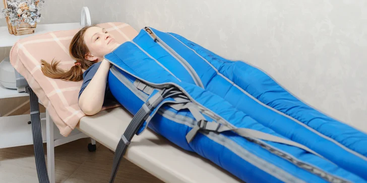 Prístrojová lymfodrenáž nôh a brucha: 1, 5 či 10 procedúr