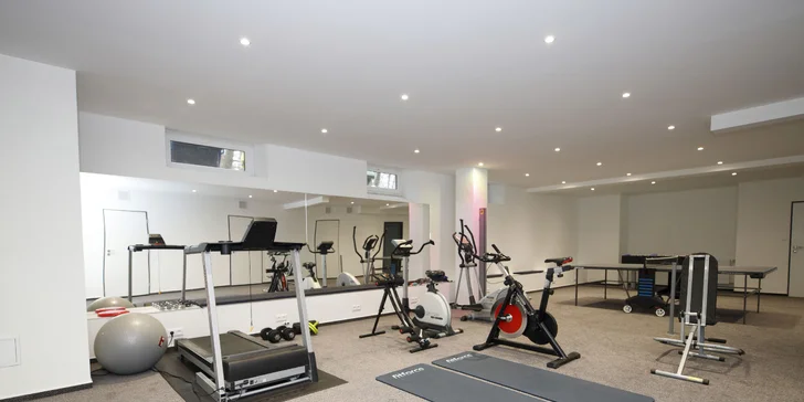 Využít můžete také zdejší fitness centrum.