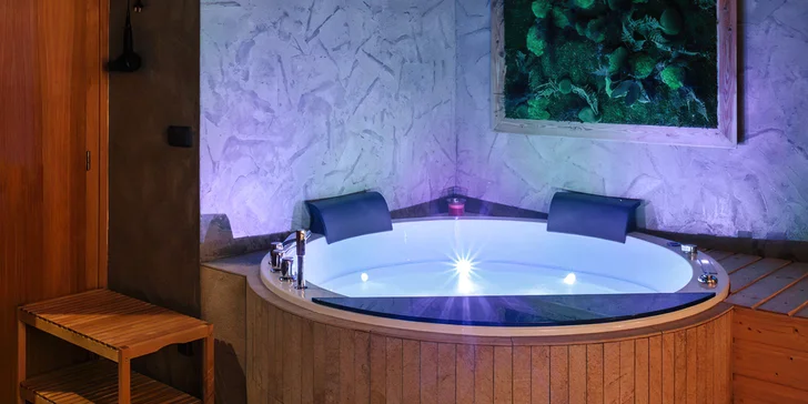 V privátním wellness strávíte krásných 60, 90 nebo 120 min. 
