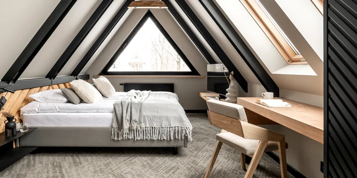 Krásný design, vkusné dřevěné zařízení, nadstandardní služby a vůně novoty, to vše představuje Villa T s podmanivým výhledem na vrcholky Tater.