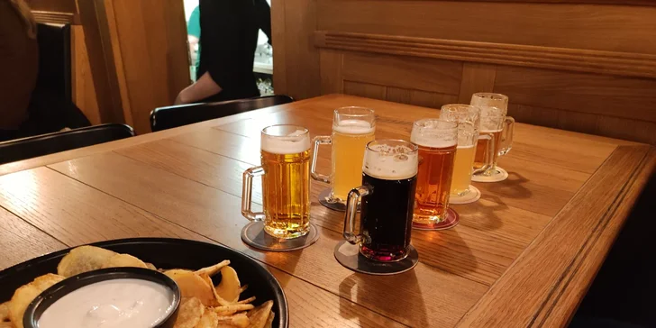 V rámci pivní degustace se podrobněji seznámíte s šesti druhy ležáku Staropramen.